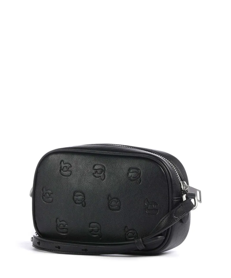 Karl Lagerfeld K/Ikon Monogram Sac bandoulière tonal black