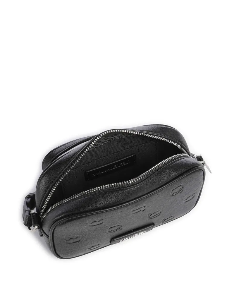 Karl Lagerfeld K/Ikon Monogram Sac bandoulière tonal black