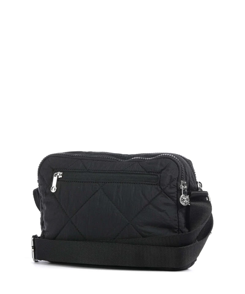 Kipling Crinkled Quilt Abanu M Zip Sac bandoulière cosmic black