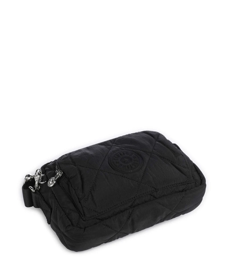Kipling Crinkled Quilt Abanu M Zip Sac bandoulière cosmic black