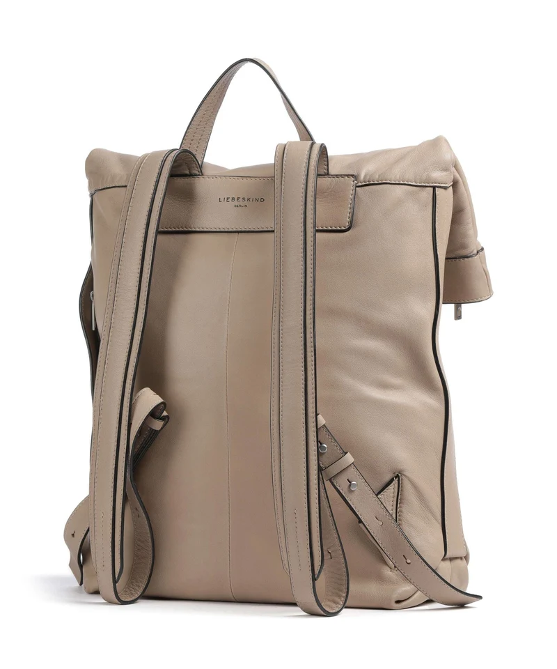 Liebeskind Elvira Sheep Natural L Sac à dos roll-top stone