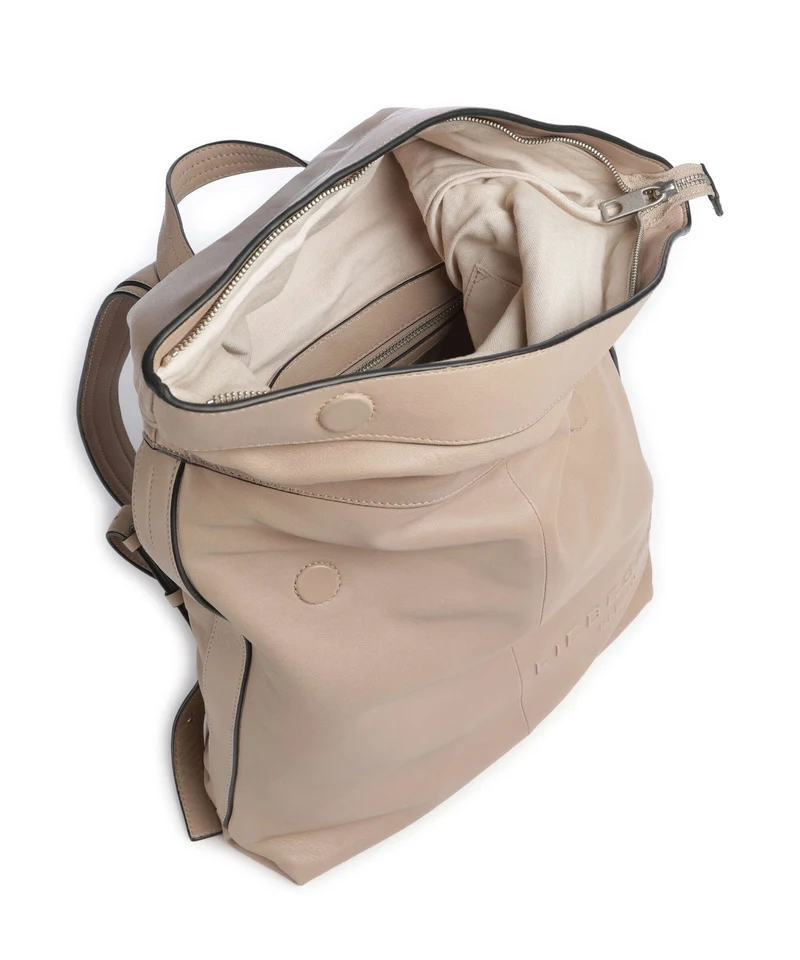 Liebeskind Elvira Sheep Natural L Sac à dos roll-top stone