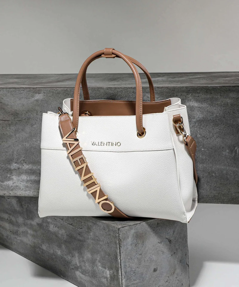 Valentino Bags Alexia Sac à main bianc/cuoi