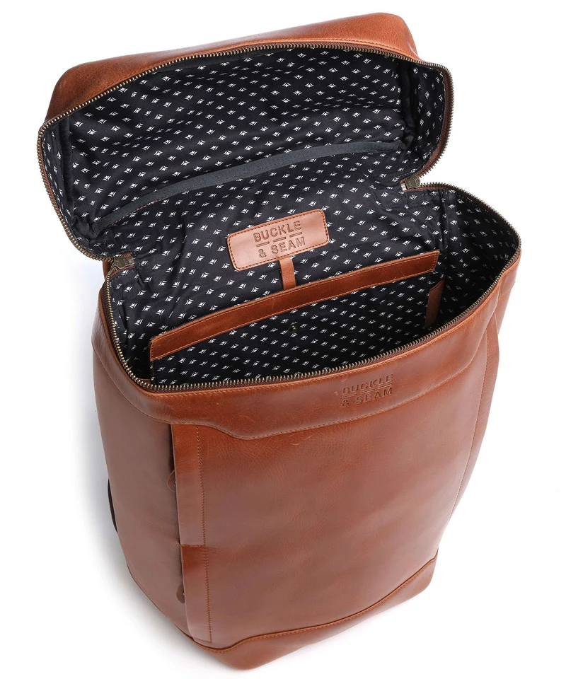 Buckle & Seam Siwa Sac à dos cognac