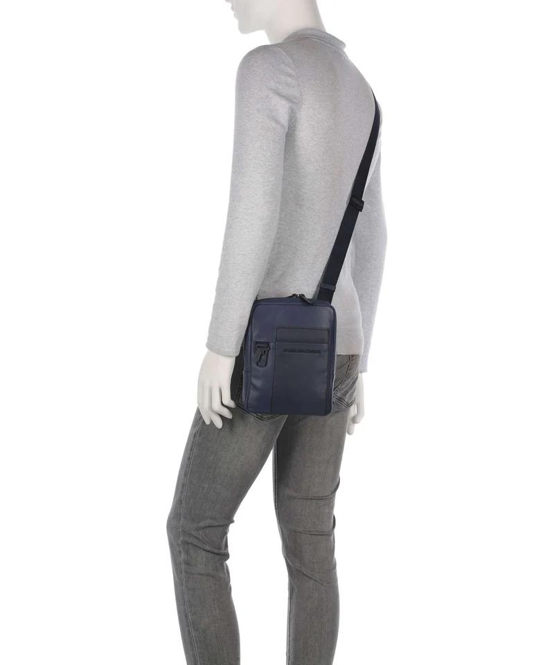 Piquadro Finn Sac bandoulière blu