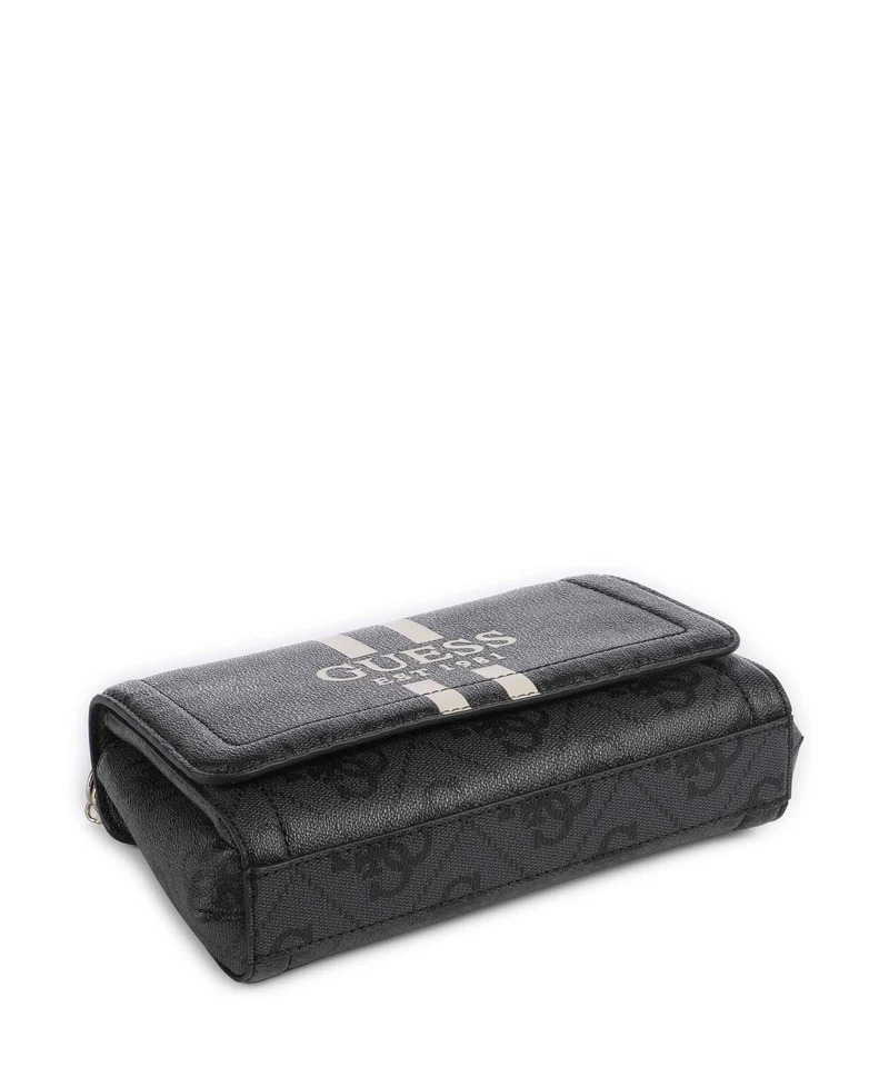 Guess Noelle 4G Logo Sac porté épaule coal logo