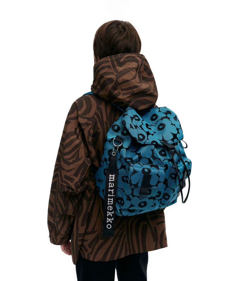 Marimekko Everything Unikko L Sac à dos blue/black
