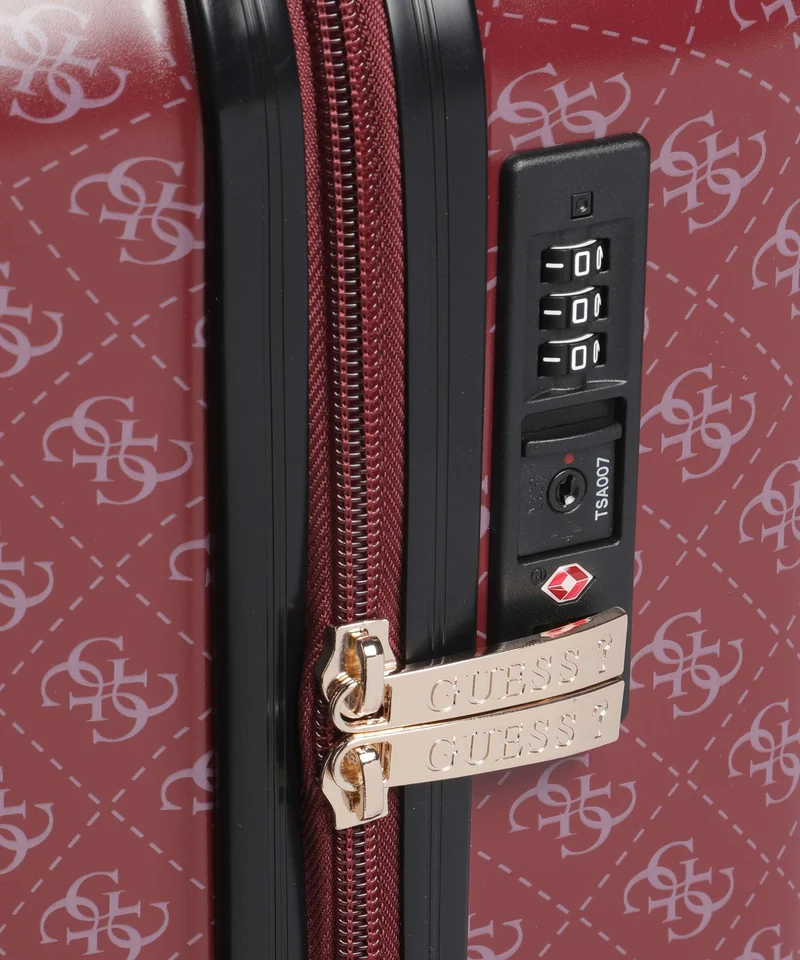 Guess Jesco Valise 4 roues claret