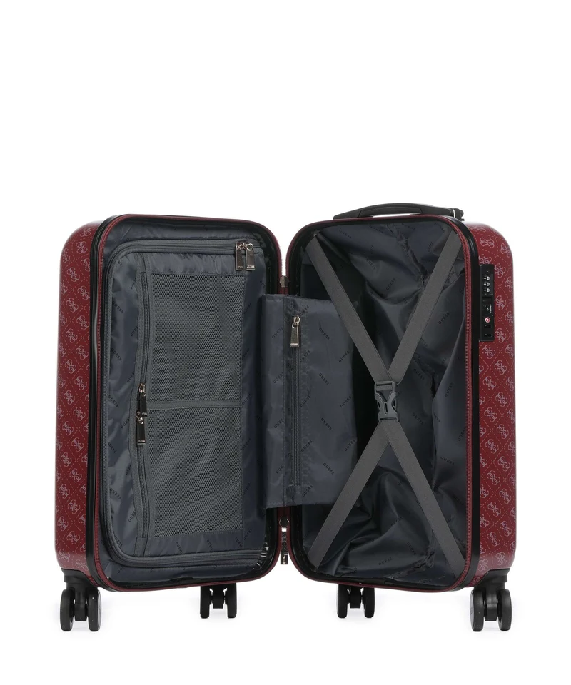 Guess Jesco Valise 4 roues claret