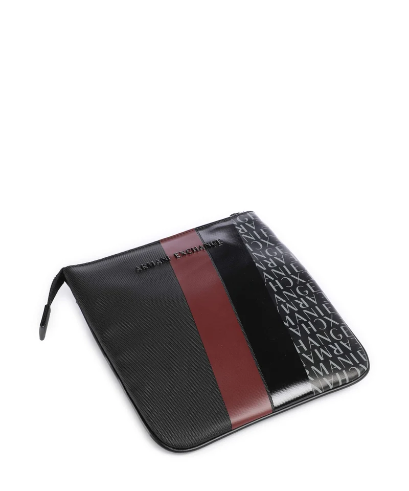 Armani Exchange Dylan Sac bandoulière black/pomegranate/black shiny