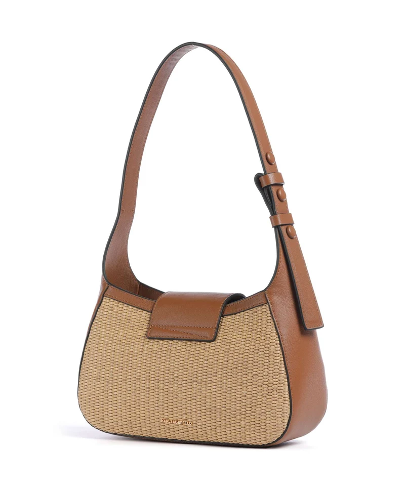 Karl Lagerfeld K/Signature Sac porté épaule natural/tan