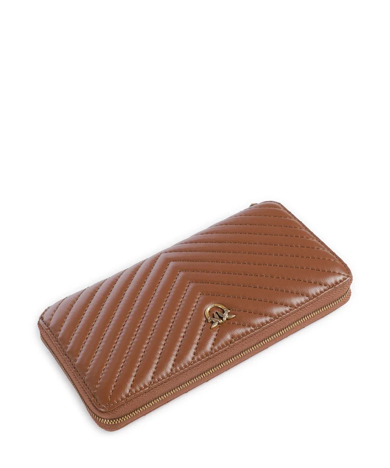 Pinko Ryder Portefeuille marrone/leone/antique gold