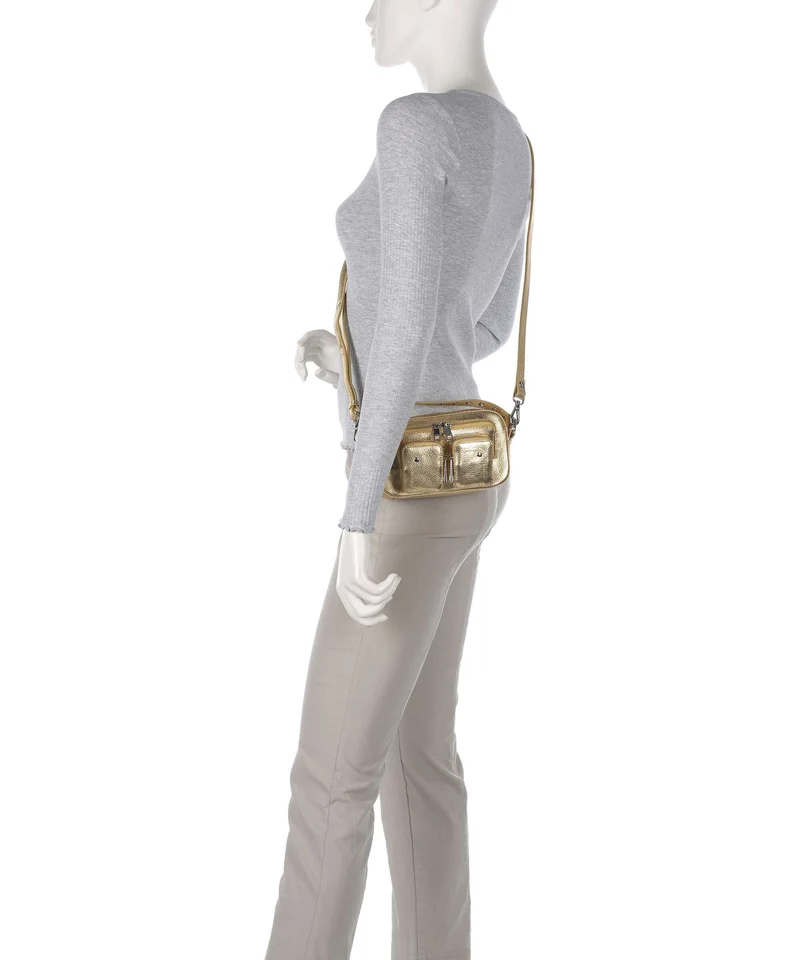 Núnoo Metallic Helena Sac bandoulière light gold