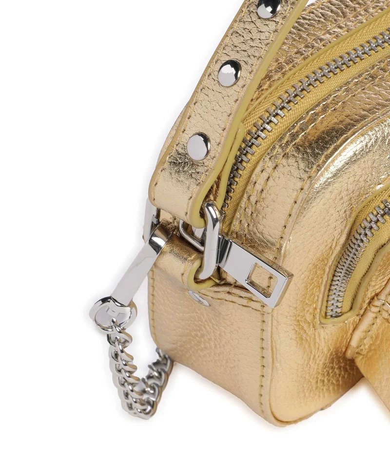 Núnoo Metallic Helena Sac bandoulière light gold