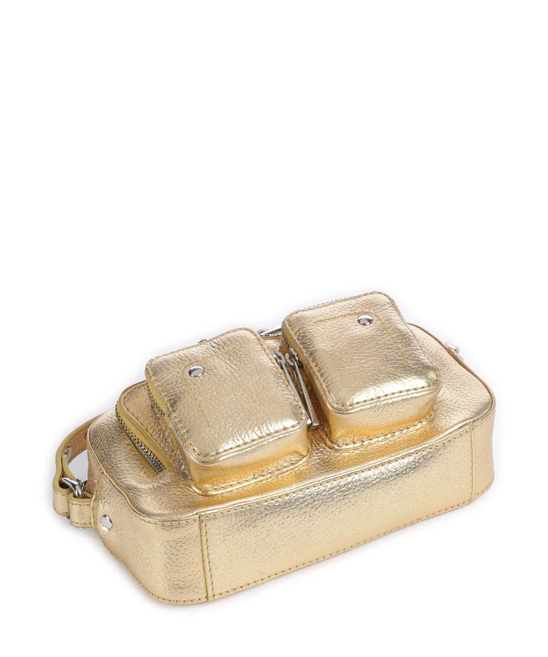 Núnoo Metallic Helena Sac bandoulière light gold