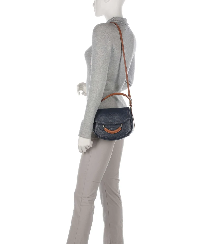 Brics Gondola Stella mini Sac porté épaule night blue/caramel