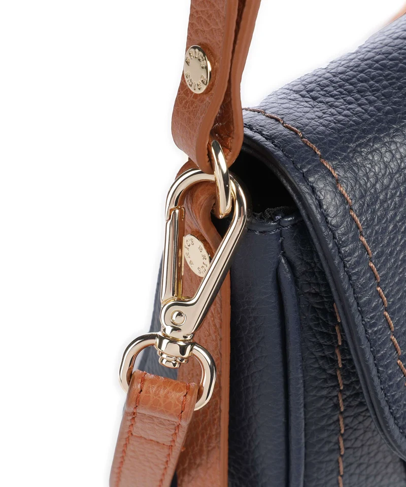 Brics Gondola Stella mini Sac porté épaule night blue/caramel