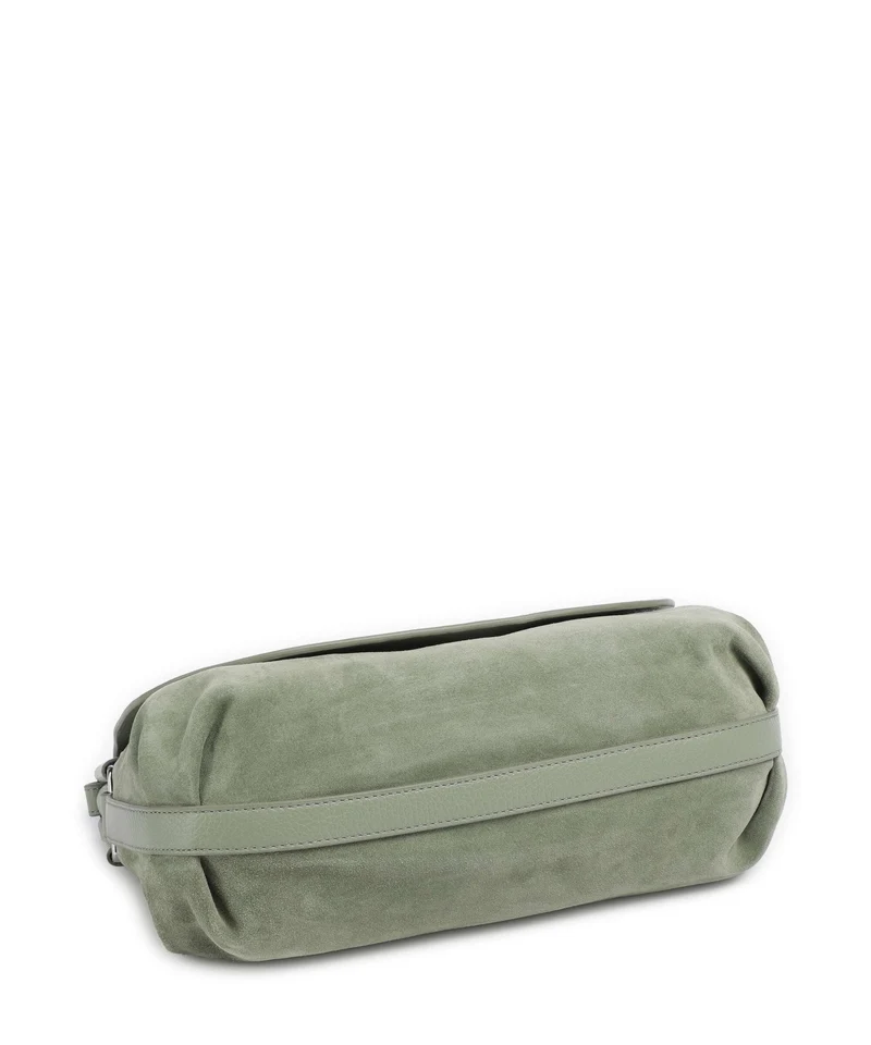 Coccinelle Rebekka Suede Sac porté épaule greenery