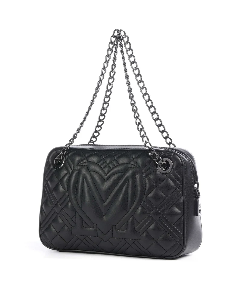 Love Moschino Quilted Sac porté épaule nero