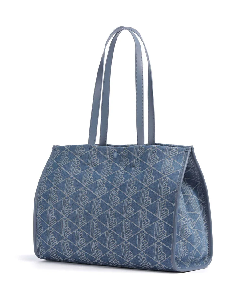 Lacoste Heritage Jacquard Cabas denim