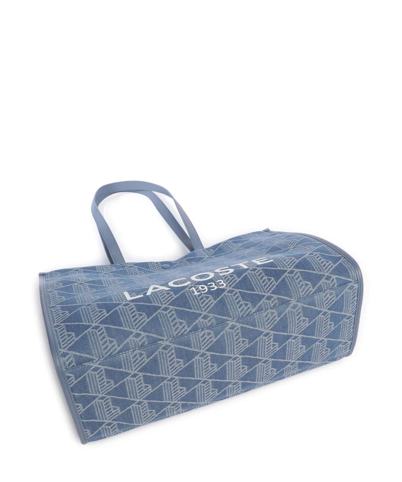 Lacoste Heritage Jacquard Cabas denim