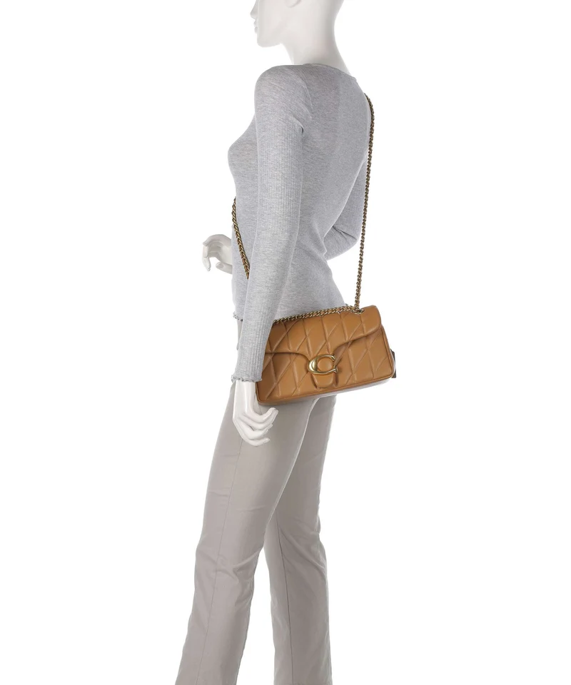 Coach Tabby Quilted 26 Sac porté épaule honey brown