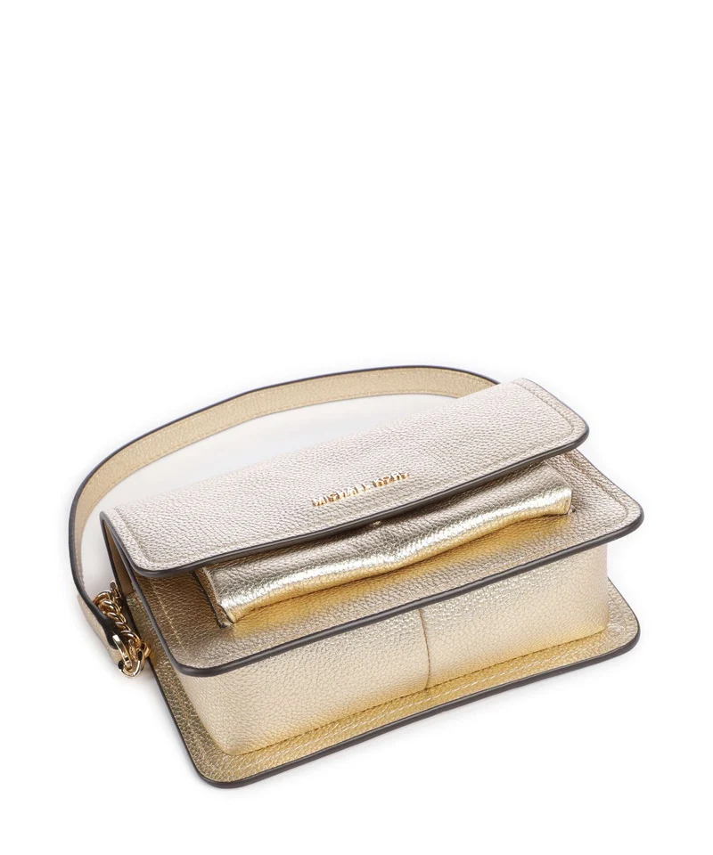 Michael Kors Claire Sac porté épaule pale gold