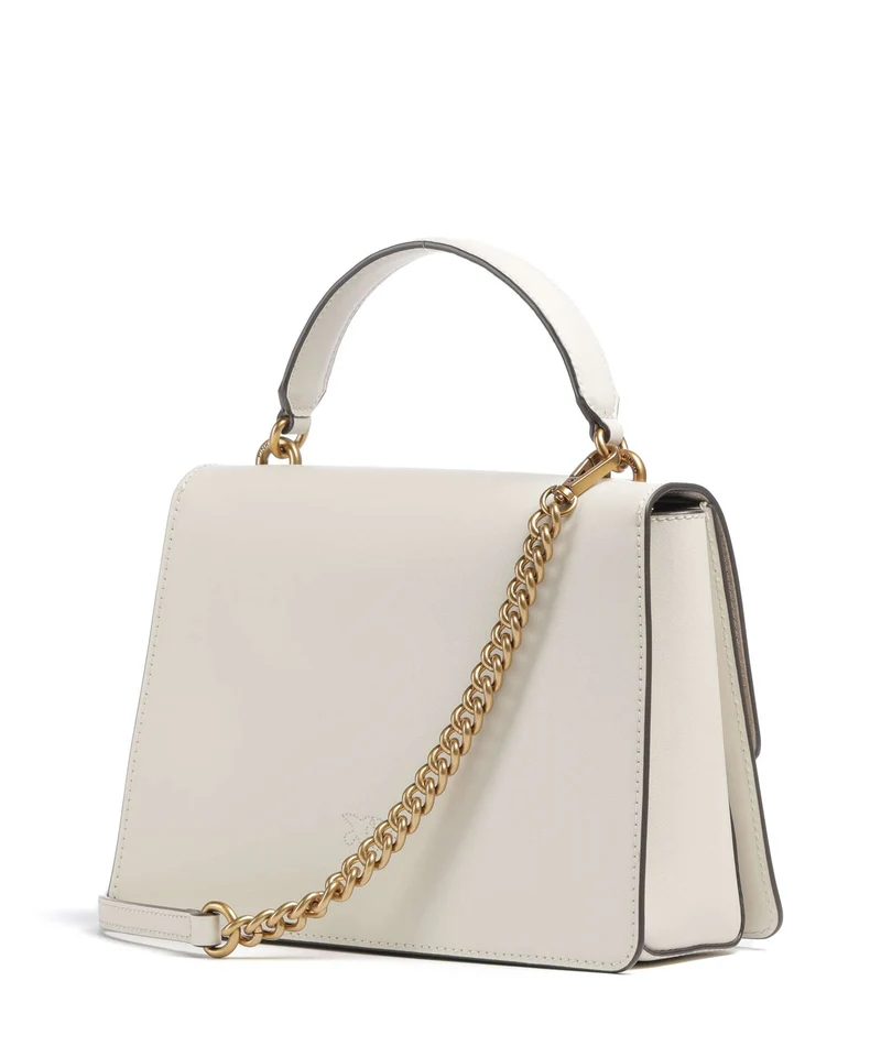 Pinko Love One Classic Sac à main bianco seta/antique gold