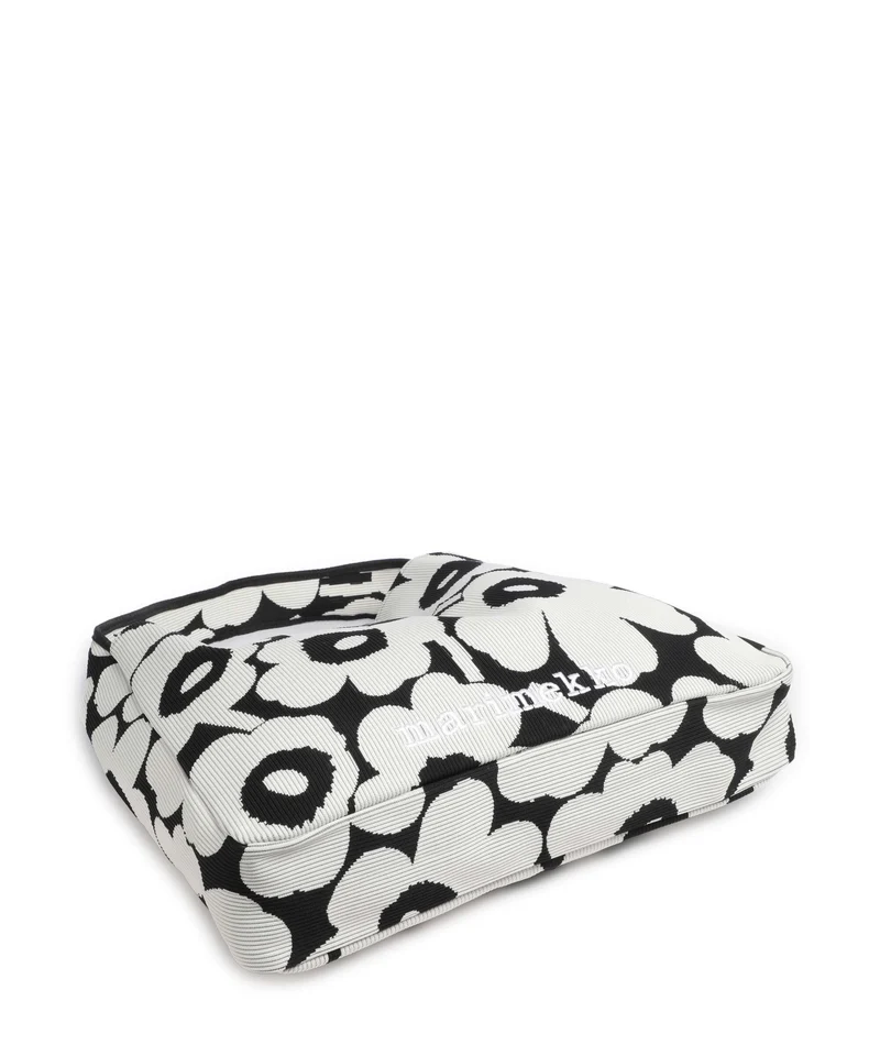 Marimekko Knitted Unikko Sac fourre-tout black/offwhite