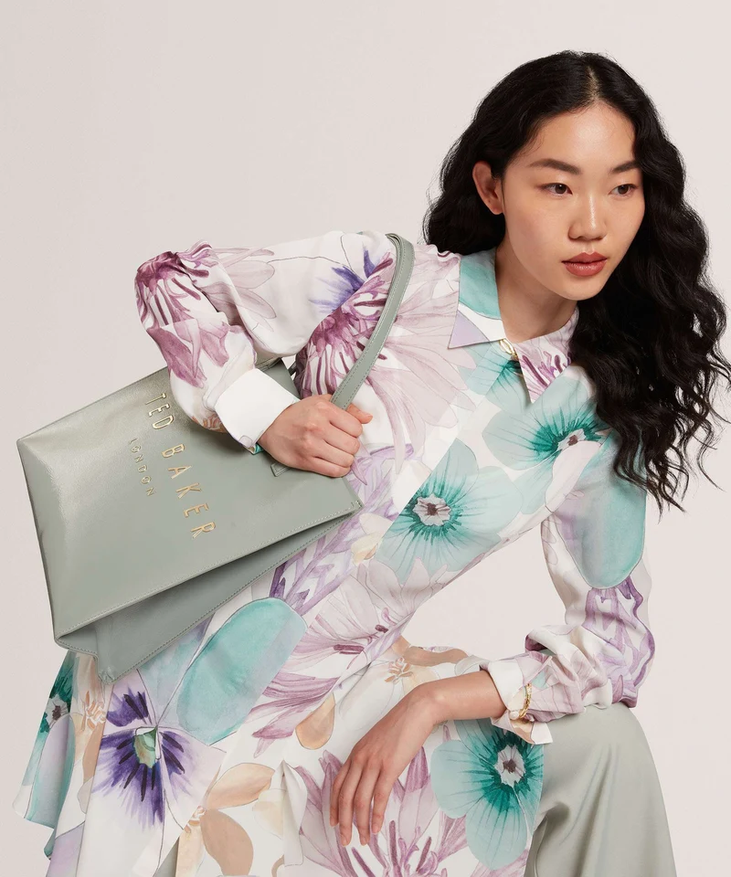 Ted Baker Crinkon Cabas grey