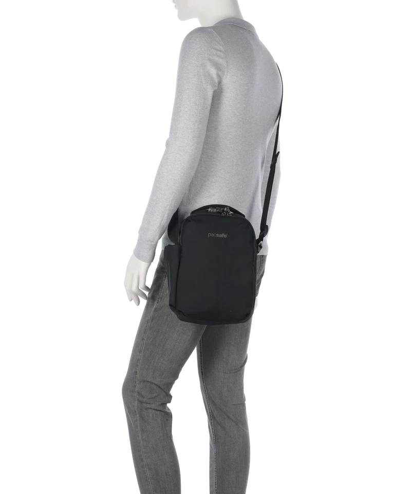 Pacsafe V Tour Sac bandoulière jet black
