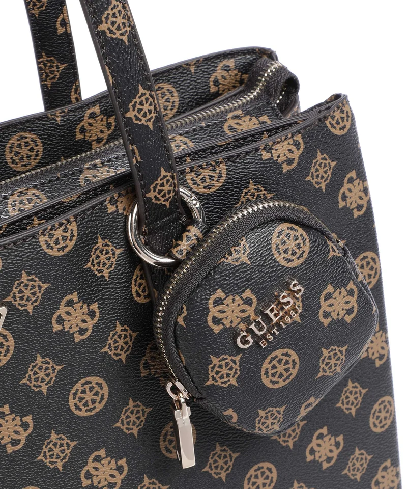 Guess Power Play Cabas mocha logo