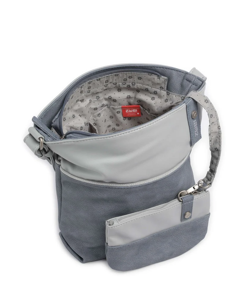 Zwei Jana J10 Sac porté épaule nubuk sky