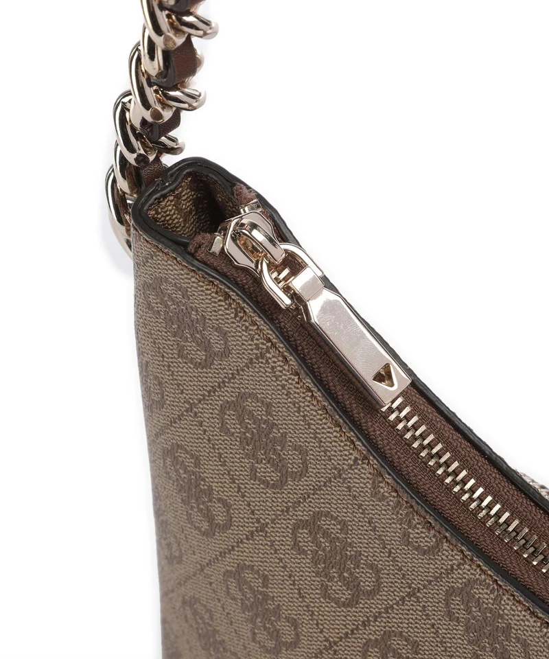 Guess Izzy Sac porté épaule latte logo/brown