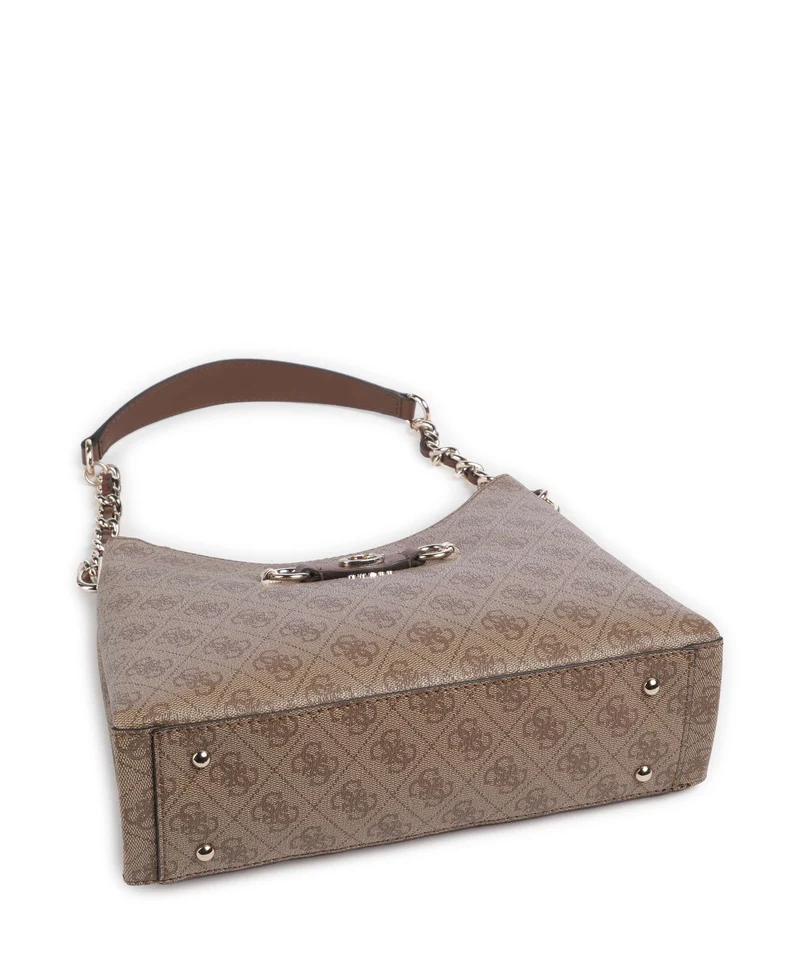 Guess Izzy Sac porté épaule latte logo/brown