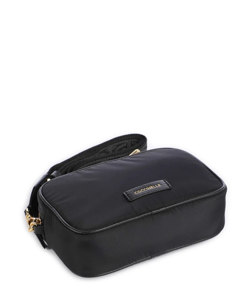 Coccinelle Tebe Nylon Puffy Sac bandoulière noir