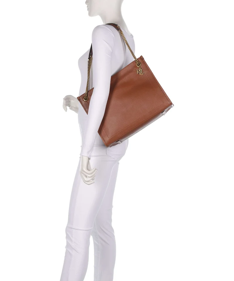 Lauren Ralph Lauren Bradley Large Cabas lauren tan