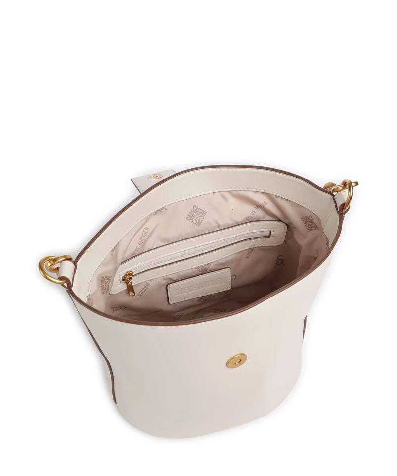 Steve Madden BARRIE Sac seau bone/gold