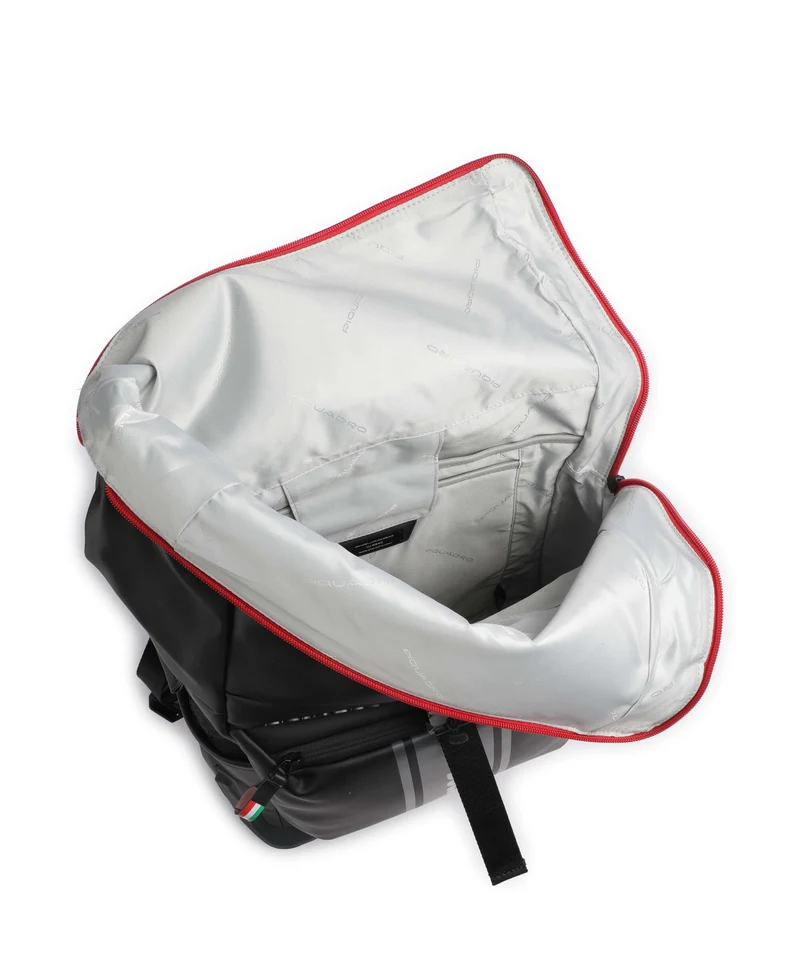 Piquadro Corner Special Ducati Sac à dos roll-top black