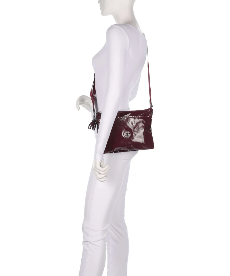 Kipling Elevated Riri L Sac bandoulière high gloss wine
