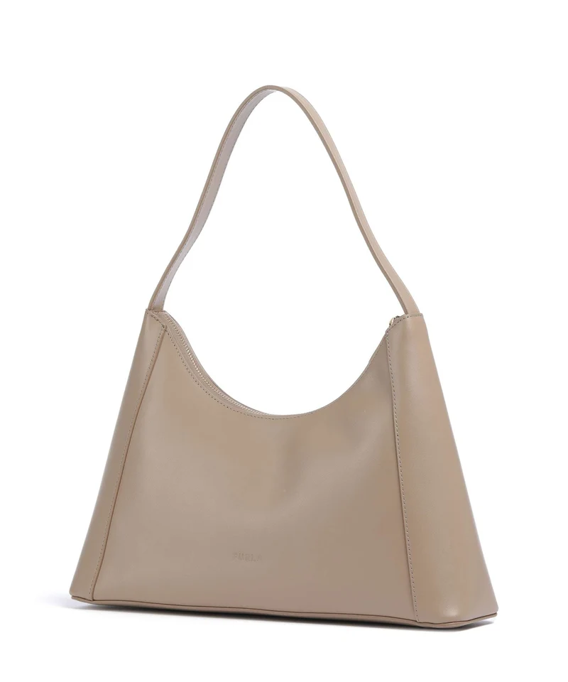 Furla Diamante S Sac porté épaule greige