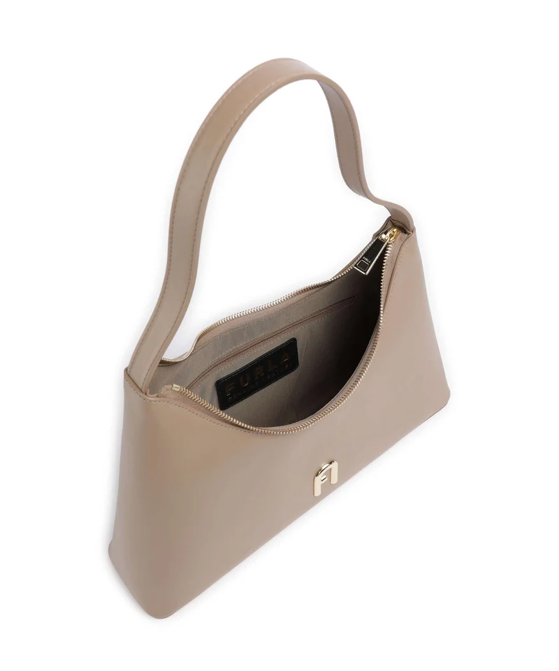 Furla Diamante S Sac porté épaule greige
