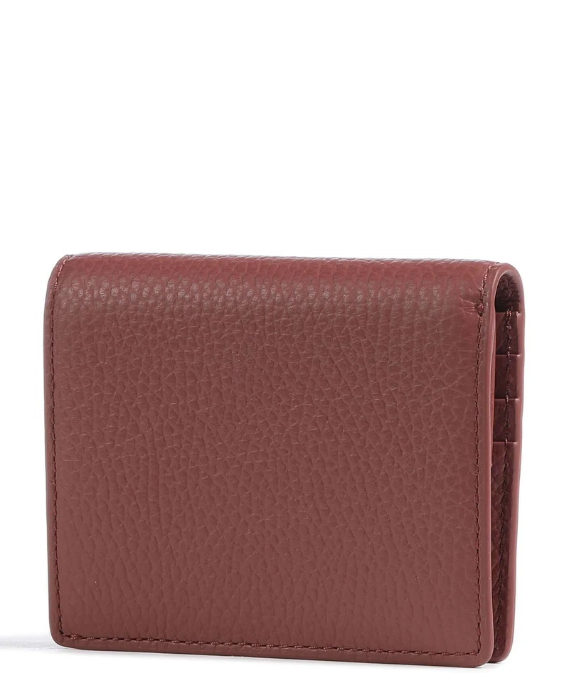 Coccinelle Metallic Soft Portefeuille brandy