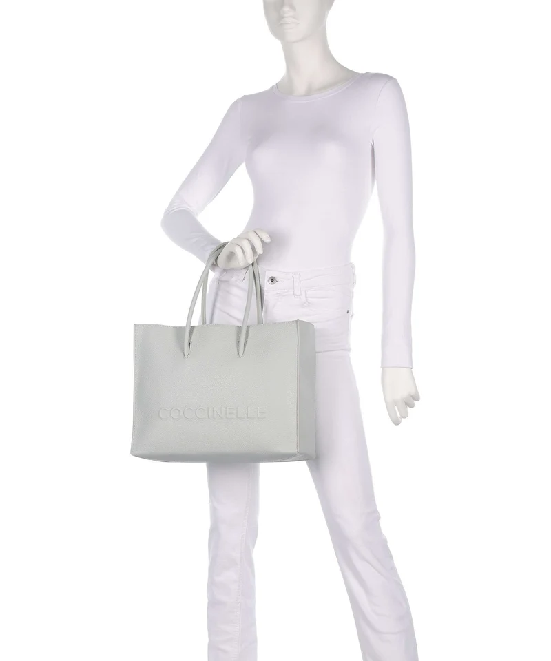 Coccinelle Myrtha Maxi Logo Cabas snow