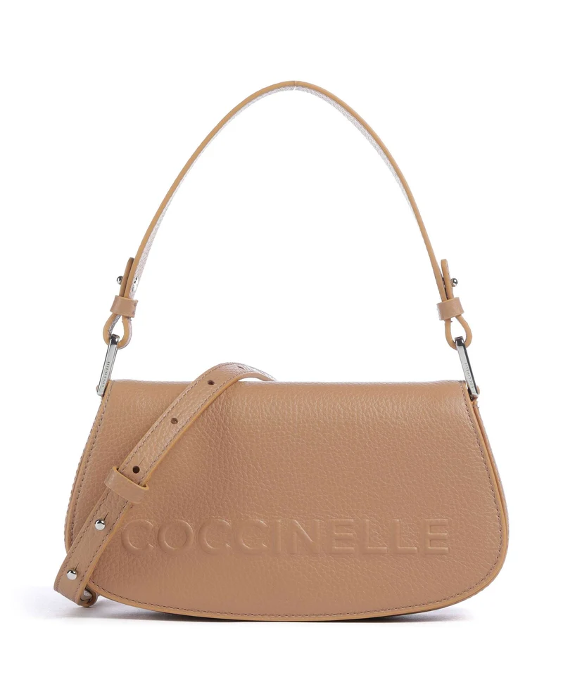 Coccinelle Myrtha Maxi Logo Sac porté épaule skin