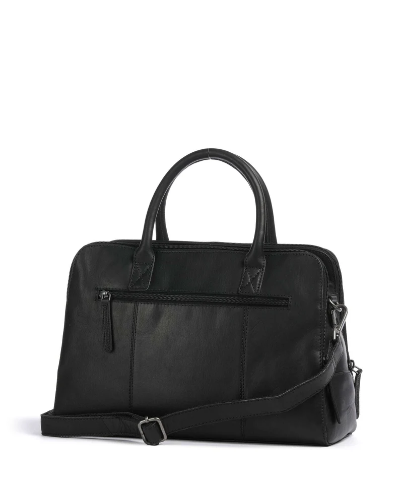 The Chesterfield Brand Wax Pull Up Cow Layton Sac à main black