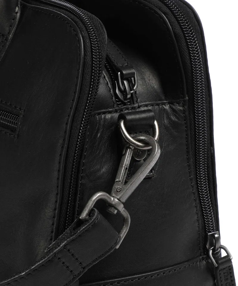 The Chesterfield Brand Wax Pull Up Cow Layton Sac à main black