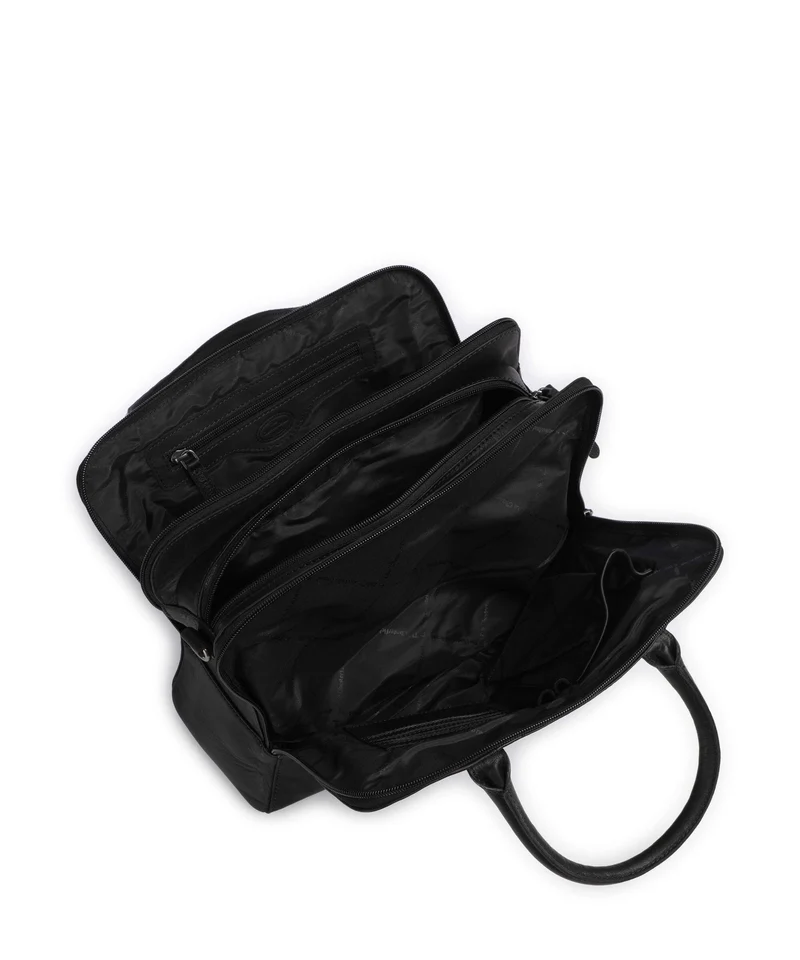The Chesterfield Brand Wax Pull Up Cow Layton Sac à main black