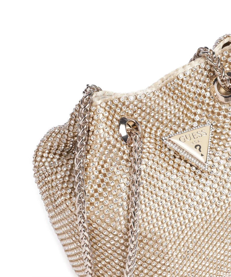 Guess Zalina Sac porté épaule gold
