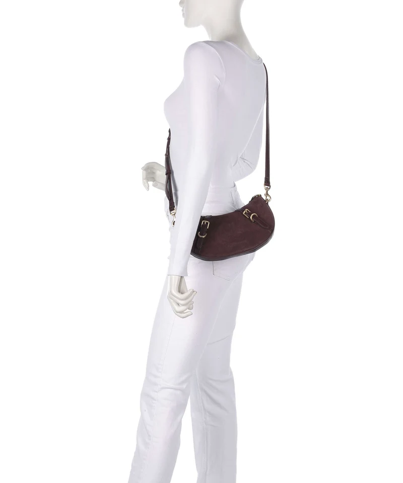 Les Visionnaires Enya Cozy Mini Sac porté épaule vinyard red